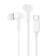 Belkin SoundForm USB-C Wired Headphones With Adjustable Volume Limiter-White (G3H0002fqWHV2),IPX5-Rated,10mm Drivers,Wired Connection,2 Years Warranty G3H0002fqWHV2
