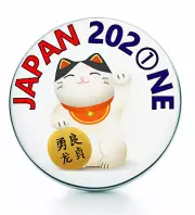 OLYMPIC PINS BADGE 2020 2021 TOKYO JAPAN 202ONE Maneki-neko Calico Lucky Cat
