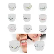 Temporary Tooth Decoration with Metal Wires Comfortable with Storage Case