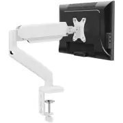 Single Monitor Desk Mount, Adjustable Gas Spring Monitor Arm Support Max 32 I...
