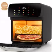 Air Fryer 12QT Convection Oven 10-In-1 Multi Function, Window & Touchscreen NEW