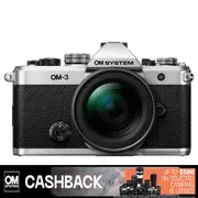 OM System OM-3 Camera w 12-45mm F4.0 Pro Lens