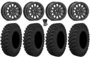 Valor V09 Bdlk 15"Wheels Charcoal 32"Crawler AT Tires UForce U10 Pro/U10 XL Pro