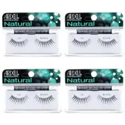 Ardell Natural Lashes False Eyelashes, 104 Black - Reusable, Lightweight, Wispy