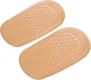 Healvian 1 Pair Invisible Silicone Heel Lift Inserts of Height Increase Cushions for Women Comfortable Lightweight Shock Absorption Pads for Shoe Styles Prevents Heel Slippage