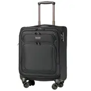 Tosca Oakmont 20" Laptop Onboard RFID Suitcase Luggage Black w/Wheels
