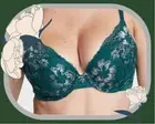 36C 36D 38C 38D 38DD GREEN Silver Body Victorias Secret Perfect Shape PU UW Bra