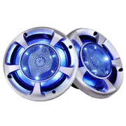 Car Speakers 6.5 Inch Audio Sound System LED Light Set of 2 Giantz