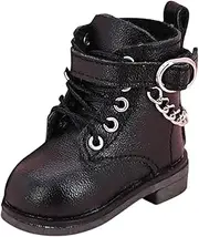 Generic 1/6 Scale High Top Boots for Dolls, Cosplay Props for 12 Inch Action Figures , Black