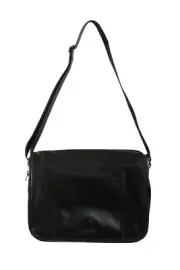 Roberto Cavalli Men's Black Shoulder Messenger Bag