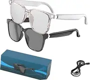 Lenskey Ai Translation Glasses, Smart Glasses, Supports AI Translation Into 75 Languages, Compatible with Most Mobile Phones, for Meetings, Classes, Travel (Mix)