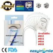 Dental Orthodontic Self ligating Brackets Arch Wire Stainless Archwires Adhesive