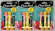 ChapStick I Love Summer Lip Balm -Pink Lemonade, Peaches & Crm, Watermelon 3 Set