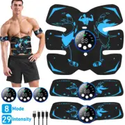 ABS Stimulator EMS Toner Massager Abdominal Muscle Trainer Fitness Body Exercise