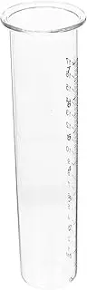 NOLITOY 7 Rain Gauge Test Tube Gauge Garden Harden Rain Gauge Garden Rain Gauge Water Gauge Rain Replacement Gauge Large Tube Gage Gauge Tube Rainwater Lawn Measure High Borosilicate Glass