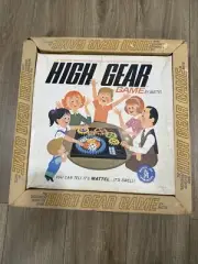 MATTEL HIGH GEAR GAME THE MECHANICAL MANEUVERS GAME 1962 BOXED