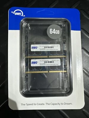 OWC OWC2666DDR4S64P 64GB 2x32GB DDR4 2666MHz SO-DIMM Mem