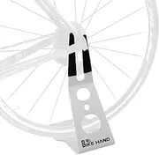 BIKEHAND Bicycle Floor Type Hub Mount Parking Rack Stand - for Mountain and Road Bike Indoor Outdoor Garage Apartment Storage NOT for Disk Brake Bikes - Fits 26'' 27.5'' or 29er 700C