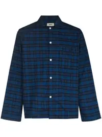 在飛比找Farfetch優惠-organic cotton plaid shirt