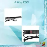 8 WAY / Outlet Aluminium Alloy POWER RAIL PDU Power Board