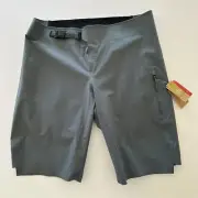 Specialized Women's Trail Air Mountain Bike Shorts LARGE Gray Trail MTB Pockets