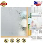 Stylish Static Cling Window Film - Rain Silk Design for Privacy & Light Balance