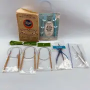 Assorted Circular Knitting Needles Vintage & New Read Description