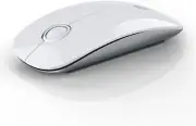 Bluetooth Wireless Mouse - (BT5.1+USB) Slim Dual Mode Computer Mice with Quiet C