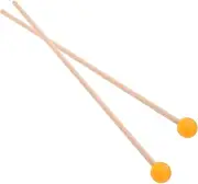 Kisangel Boys and Girls Drum Stick Set Wooden Rubber Head Mallets for Piano Music Lessons