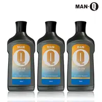 在飛比找PChome24h購物優惠-MAN-Q 品味誘惑男香沐浴露x3入(350ml/入)