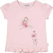 [SALT AND PEPPER] Baby Girl Cute Fairy Glitter Print Toddler T-Shirt Set, Ballet Rose, 80 cm