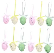 JOINPAYA 24pcs Mini Eggs Fillers Artificial Greenery Garland Egg Fillers Egg Party Prefilled Eggs Shower Games Craft Theme Basket Plastic