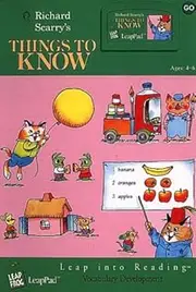 LeapPad: LeapStart Vocabulary - "Richard Scarry's Things to Know" Interactive Book and Cartridge