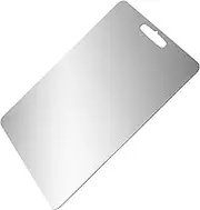 Stainless Steel Cutting Board, Multifunctional Baking Board Hangable Pastry Board Double Sided Chopping Board Chopping Block for Chopping Meat Vegetable 1.7mm Thick (46 * 30cm)