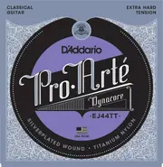 D'Addario EJ44TT ProArte Dynacore Classical Guitar Strings, Titanium Trebles, Extra-Hard Tension