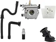 XXUMKL Fit for Chainsaw Repair As Shown Carburetor Kit Chainsaw Fuel Delivery System Air Filter Fuel System Repair Complete Overhaul Package