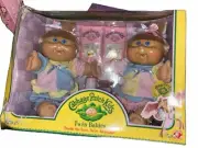 NEW Cabbage Patch Kids TWIN BABIES Girls "One Of A Kind-Adoptable" 2005 NIB