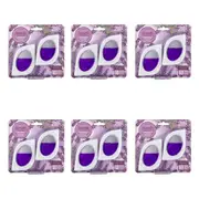 6x 2pc Air Fusion Car Vent Clip Air Freshener Odour Eliminator 7.5ml Lavender