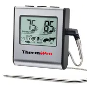 ThermoPro TP-16 Large LCD Digital Cooking Food Meat Smoker Oven Kitchen BBQ G...