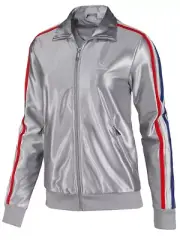 SPECIAL ED Adidas OLYMPIC Track Sweat shirt Top Jacket firebird~Women size M NWT