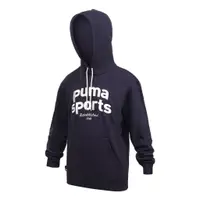 在飛比找蝦皮購物優惠-PUMA P.Team 男流行系列長厚連帽T恤( 歐規 休閒