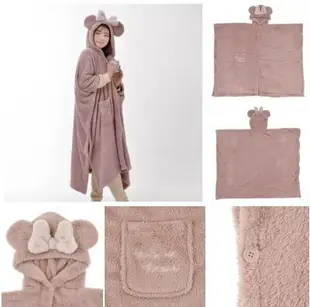 冬日保暖系列《預購》日本迪士尼商店 正版 米奇米妮高飛瑪麗貓 瑪莉貓 玩偶 小毯子 懶人毯 抱枕 毯子斗篷車被