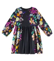 [Molo] Molo Como floral cotton dress Y 11/12 black