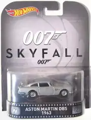 HOT WHEELS 2016 RETRO ENTERTAINMENT JAMES BOND SKYFALL 1963 ASTON MARTIN DB5