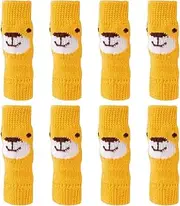 COMPUKAS 2Sets Adorable Dog Socks for Dogs of Non Skid Puppy Leg Covers with Cartoon Bear Pattern Legs from Cold Dirt Comfortable Material