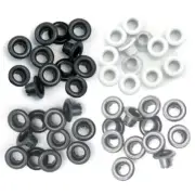We R Memory Keepers Grey Eyelets 60pc