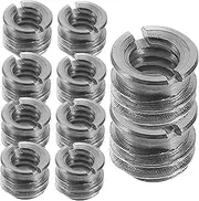 POPETPOP 10Pcs Thread Adapter Kit for Tripod and Mic Stand Durable Construction Vibration Reduction Design Easy Installation Compatible with DSLR and Camera