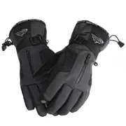 Winter Waterproof Touch Screen Bike Glove Snowboard Cycling Thermal Gloves L SIZE GRAY COLOR