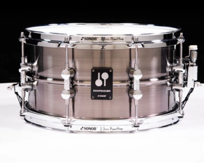 Sonor Kompressor Brass Snare Drum 13 x 7