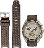[AIYIRUO] Watch Straps Compatible with Omega x Swatch Strap MoonSwatch, Replacement Strap 20 mm Rubber Omega X Swatch Moonswatch Speedmaster Replacement Strap, Bracelet for Men and Women
